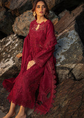 Alaya Red Premium Luxury Lawn Suit